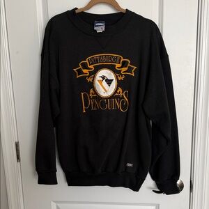 Pittsburgh Penguins Black Crewneck Sweater